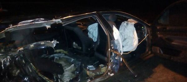 Разбитая в ДТП машина - Sputnik Беларусь