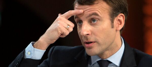 Кандидат в президенты Франции Эммануэль Макрон, архивное фото Кандидат в президенты Франции Эммануэль Макрон, архивное фото - Sputnik Беларусь