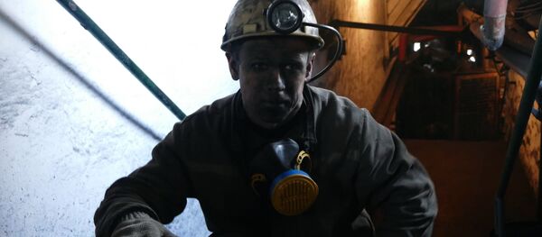 Шахтер на шахте, архивное фото - Sputnik Беларусь
