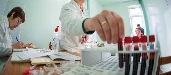 Лабараторыя па пераліванні крыві - Sputnik Беларусь