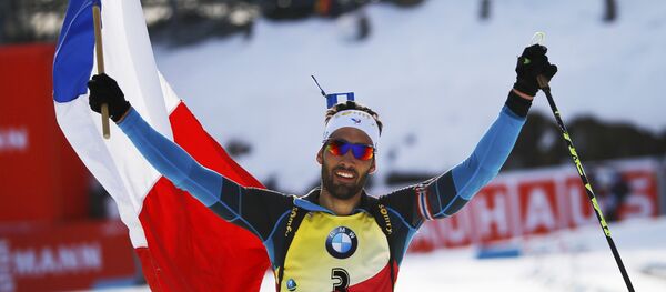 Французский биатлонист Мартен Фуркад - Sputnik Беларусь