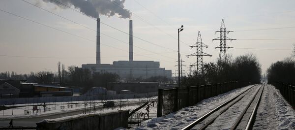 Железнодорожные пути возле киевской тепловой станции - Sputnik Беларусь