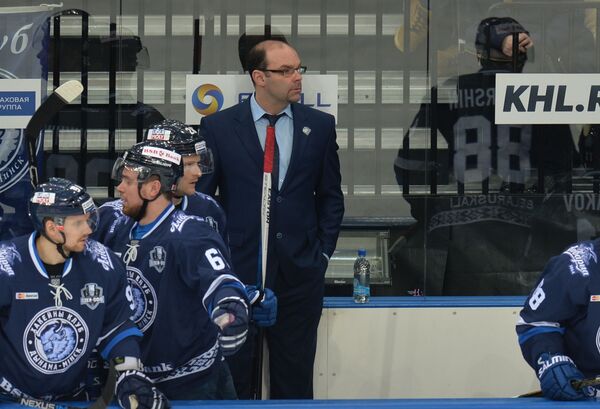 Главный тренер ХК Динамо-Минск Крэйг Вудкрофт Главный тренер ХК Динамо-Минск Крэйг Вудкрофт - Sputnik Беларусь