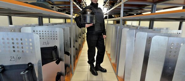 Сотрудница минского ОМОНа Светлана Скараженок - Sputnik Беларусь