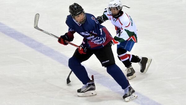 Хоккейная команда Грифоны, в которой играет младший сын президента Беларуси Николай Лукашенко - Sputnik Беларусь