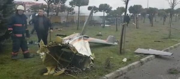 Крушение вертолета в Турции. Кадры с места ЧП - Sputnik Беларусь