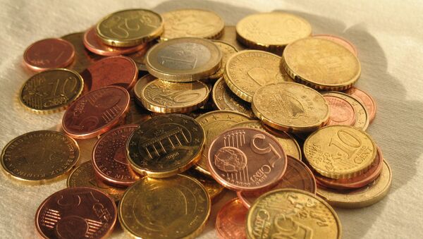 Монеты евро, архивное фото - Sputnik Беларусь