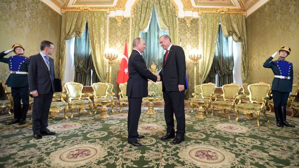 Пресс-конференция Путина и Эрдогана по итогам переговоров в Москве - Sputnik Беларусь