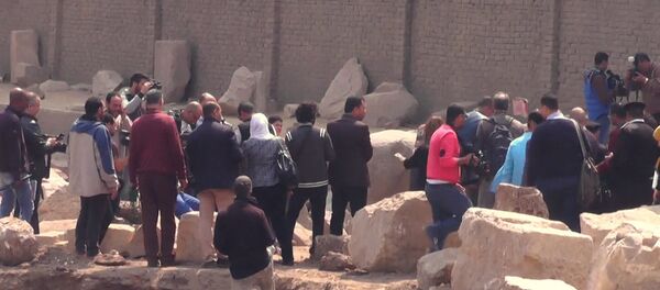 Археологическая находка в Каире: 8-метровая статая эпохи Рамзеса Великого - Sputnik Беларусь