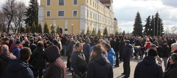 Марш нетунеядцев в Пинске - Sputnik Беларусь