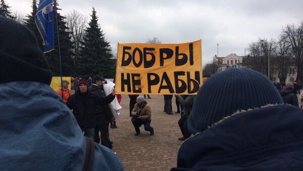 Акция протеста в Бобруйске - Sputnik Беларусь