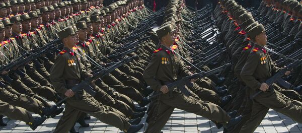 Военный парад в КНДР Военный парад в КНДР - Sputnik Беларусь