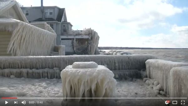 Ледяной дом в США, видео - Sputnik Беларусь
