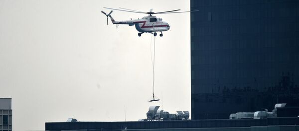 Учения МЧС проходят в самом центре Минска - Sputnik Беларусь