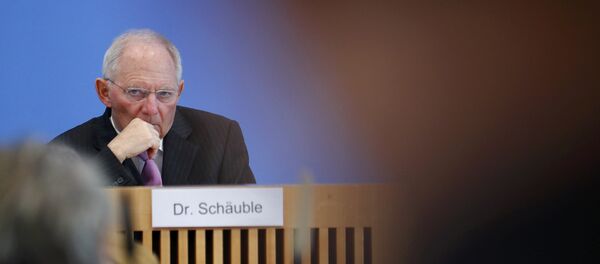 Министр финансов Германии Вольфганг Шойбле Министр финансов Германии Вольфганг Шойбле - Sputnik Беларусь