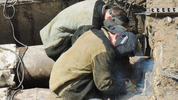 Ремонт трубопровода - Sputnik Беларусь