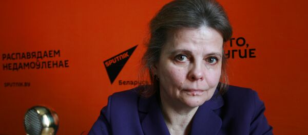Заведующая отделом мировой экономики и внешнеэкономических исследований Института экономики НАН Беларуси Татьяна Вертинская - Sputnik Беларусь