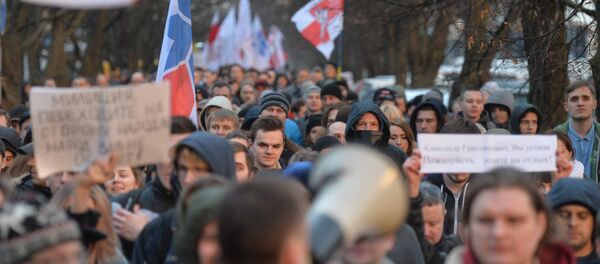 Марш нетунеядцев в Минске 15 марта - Sputnik Беларусь