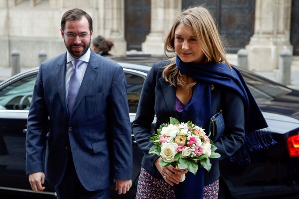 Наследственный великий герцог Люксембургский принц Гийом и его супруга наследная великая герцогиня Люксембургская Стефани. Они поженились 19 октября 2012 года, и наследников пока нет. - Sputnik Беларусь