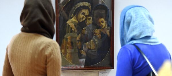 Жывыя твары. У Гомелі адкрылася выстава народных ікон - Sputnik Беларусь