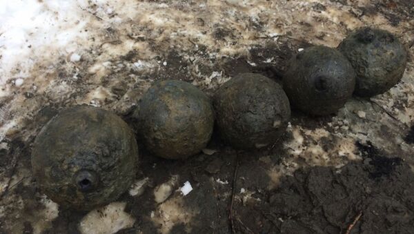 Найденные бомбы времен Северной войны - Sputnik Беларусь