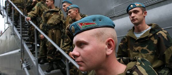 Беларускія дэсантнікі, архіўнае фота Беларускія дэсантнікі, архіўнае фота - Sputnik Беларусь