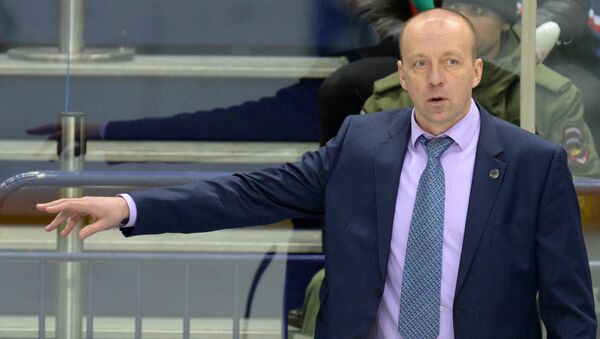 Хоккейный тренер Андрей Скабелка - Sputnik Беларусь