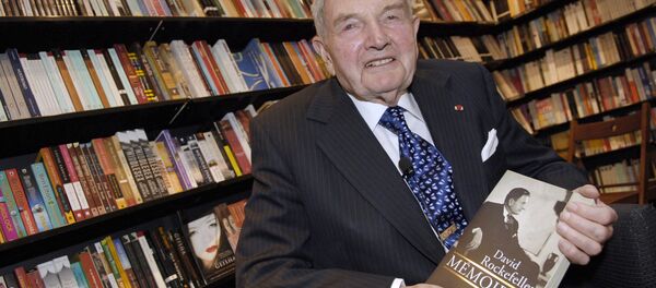 Американский миллиардер Дэвид Рокфеллер Американский миллиардер Дэвид Рокфеллер - Sputnik Беларусь