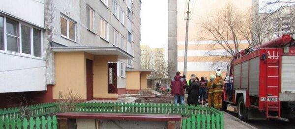 Эвакуация жильцов пятиэтажки в Борисове - Sputnik Беларусь