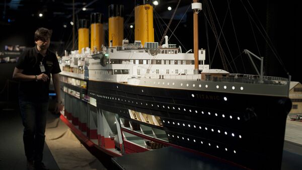Масштабная модель Титаника на выставке в Испании - Sputnik Беларусь