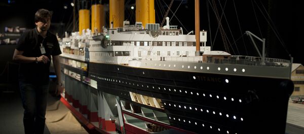 Масштабная модель Титаника на выставке в Испании - Sputnik Беларусь