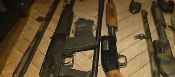 карабины, фрагмент оперативной съемки на ОНТ - Sputnik Беларусь