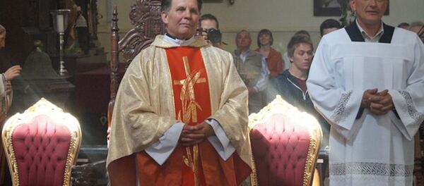 Настоятель прихода Пресвятой Троицы в Гервятах ксендз Леонид Нестюк - Sputnik Беларусь