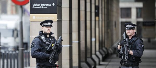 Лондонская полиция после теракта 22 марта - Sputnik Беларусь