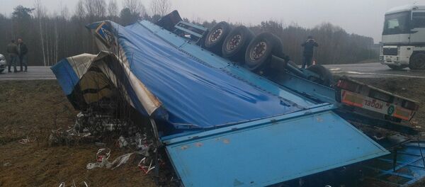 ДТП возле Калинковичей ДТП возле Калинковичей - Sputnik Беларусь