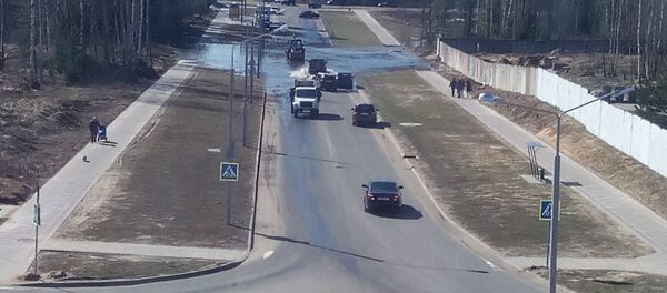 Подтопленная улица - Sputnik Беларусь