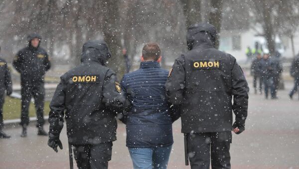День Воли в Минске: правоохранительные органы пресекают попытки собраться на несанкционированную акцию - Sputnik Беларусь