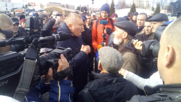 Несанкционированная акция оппозиции прошла в Витебске - Sputnik Беларусь