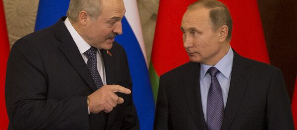 Александр Лукашенко и Владимир Путин Александр Лукашенко и Владимир Путин - Sputnik Беларусь