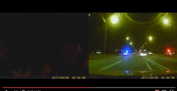 Видео ночной погони в Минске - Sputnik Беларусь