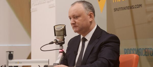 Президент Молдовы И. Додон дал интервью гендиректору МИА Россия сегодня Д. Киселеву - Sputnik Беларусь