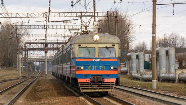 Электропоезд, архивное фото - Sputnik Беларусь