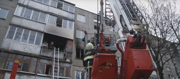 Пожар в квартире на Славинского - Sputnik Беларусь