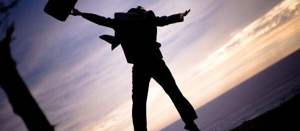 Счастливый бизнесмен, архивное фото - Sputnik Беларусь