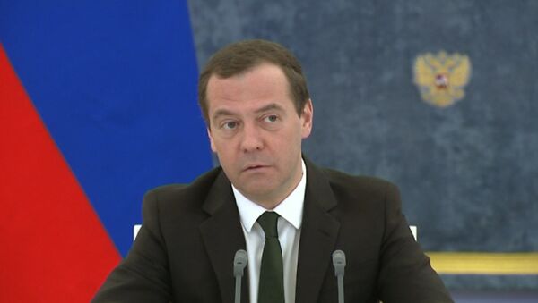 Медведев отчитал Ткачева за опоздание - Sputnik Беларусь