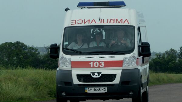 Автомобиль скорой помощи в Украине, архивное фото - Sputnik Беларусь