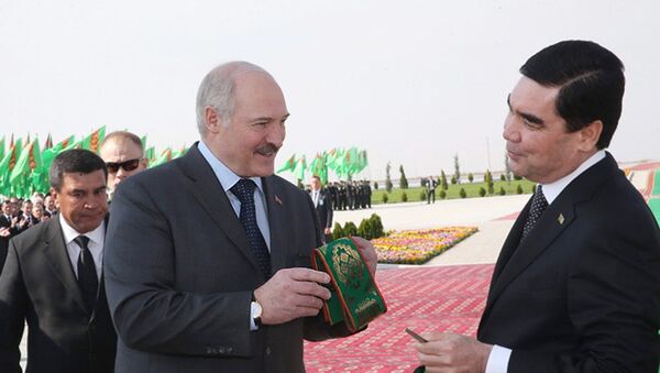 Президенты Лукашенко и Бердымухамедов - Sputnik Беларусь