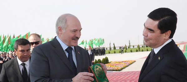 Президенты Лукашенко и Бердымухамедов - Sputnik Беларусь