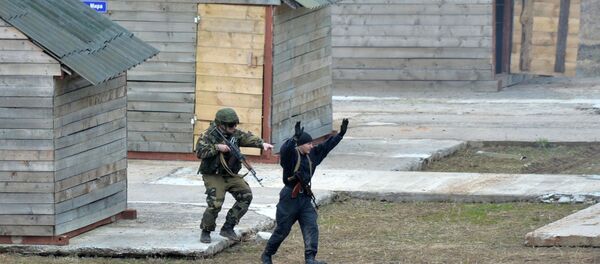 Совместные учения сил ВДВ России и Сил спецопераций Беларуси - Sputnik Беларусь