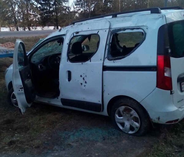 Перевернувшийся Renault Перевернувшийся Renault - Sputnik Беларусь